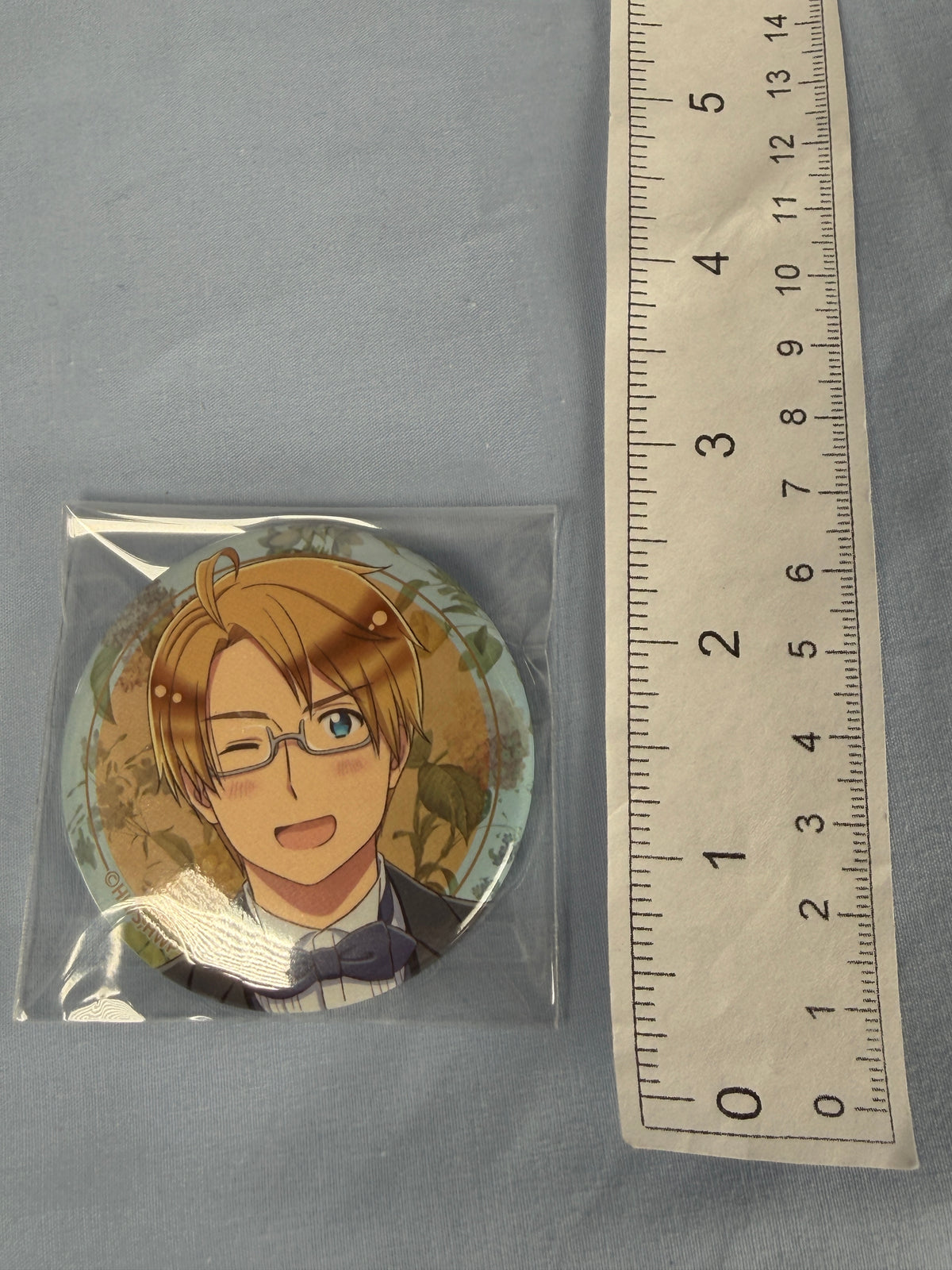America Bulter Can Badge Pin Hetalia World Stars Arma Bianca 2022