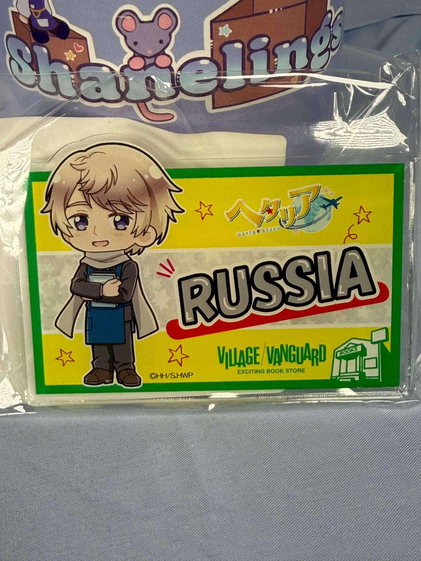 Russia Acrylic Clip Hetalia World Stars x Village Vanguard Collaboration