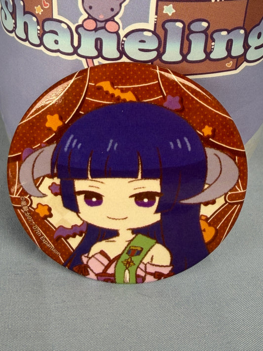 Featherine Augustus Aurora Chibi Halloween Ver Can Badge Pin Umineko When They Cry