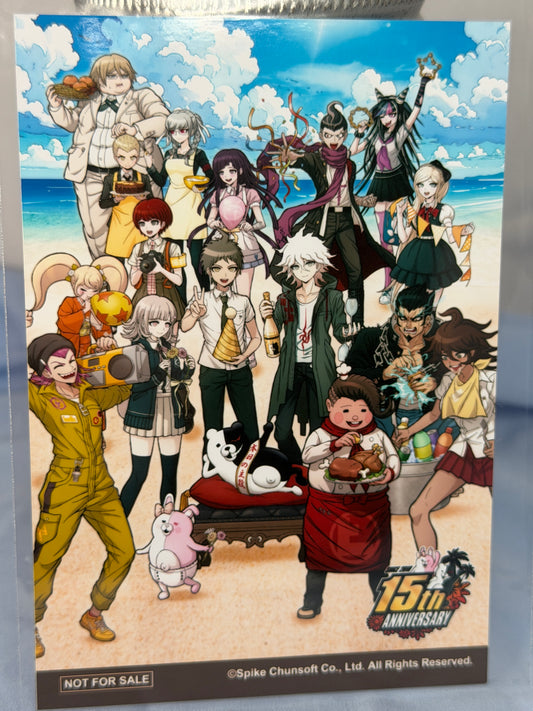 Super Danganronpa 2 Party Preparation Postcard 15th Anniversary