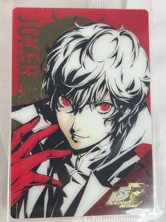 Ren Amamiya Joker Wafer Card Persona 5 Royal