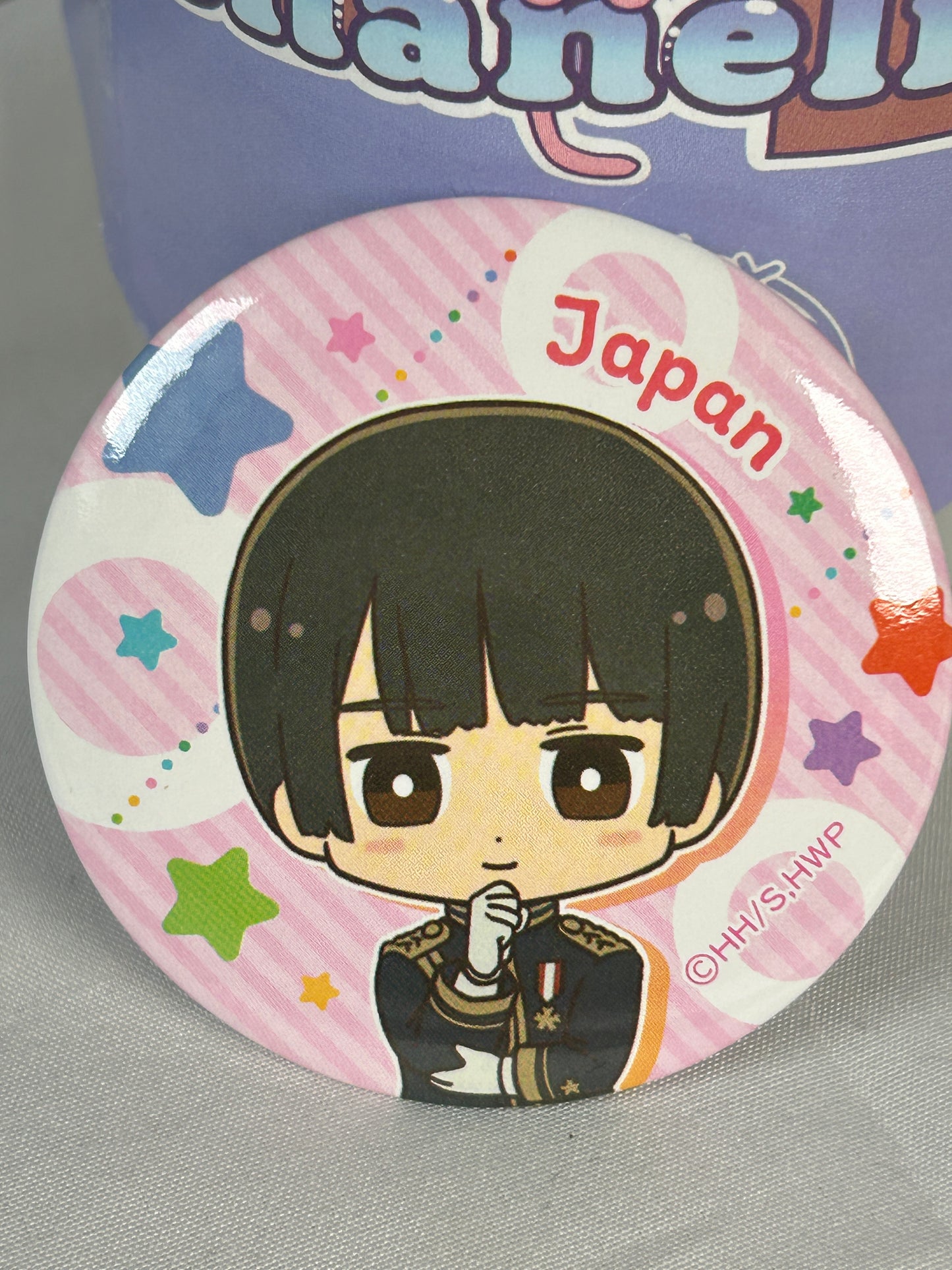 Japan Trading Button Badge Hetalia World Stars x Seria