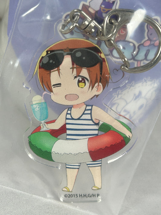 Italy Veneziano Swimsuit Acrylic Keychain Hetalia The World Twinkle Animate 2015