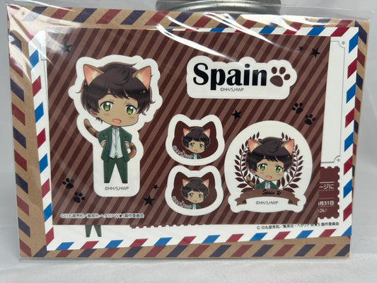 Spain Sticker Postcard Set Hetalia World Stars in Namjatown