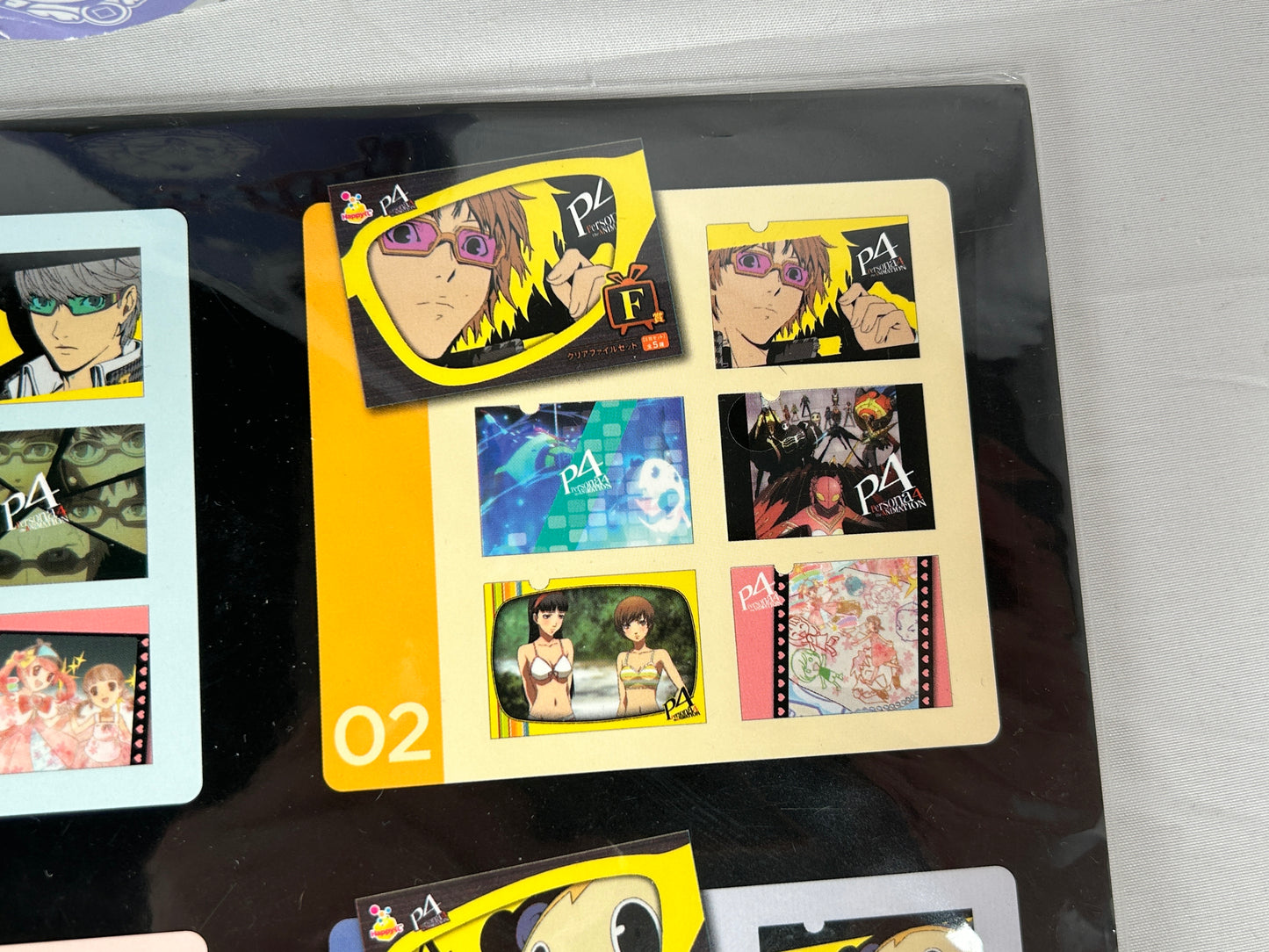 Yosuke Hanamura Clear File Set Persona 4 The Animation F Prize Happy Lottery