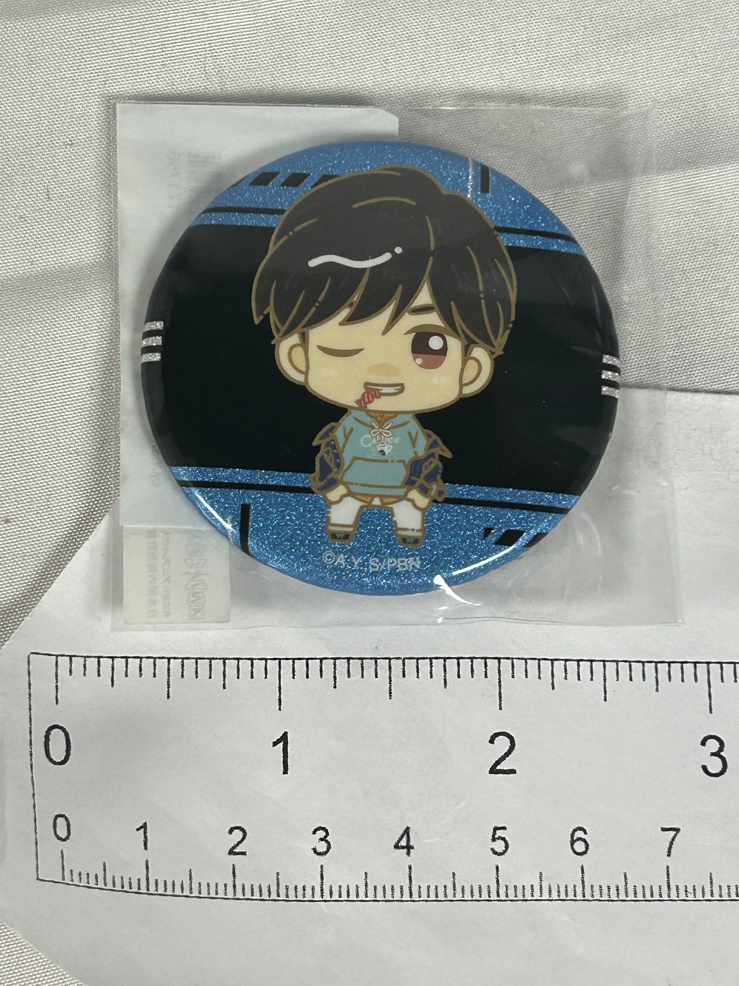 Chibi Eiji Okumura Can Badge Banana Fish Lottery D-8 Aniplex