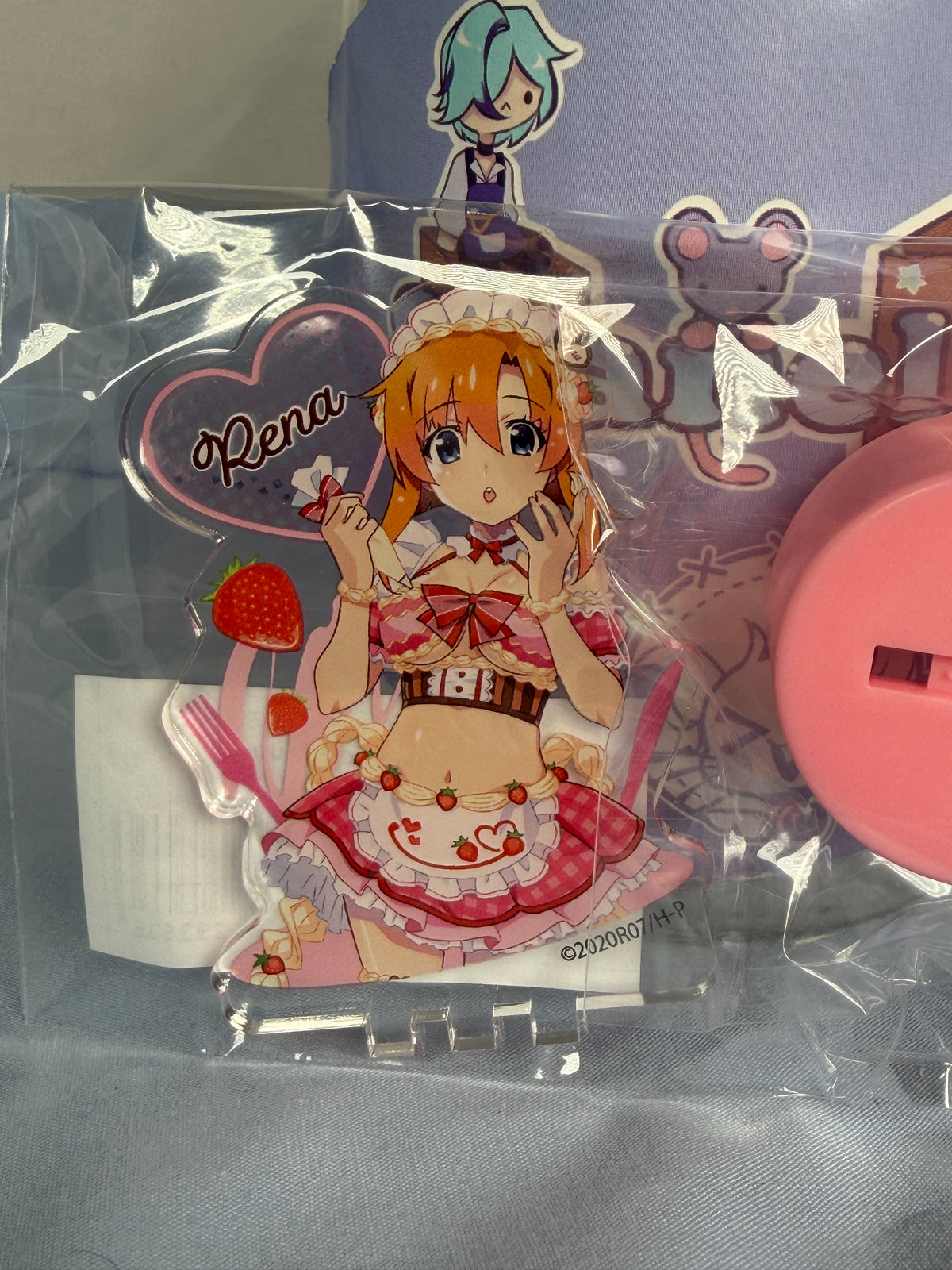 Rena Ryugu Bottle Lid Acrylic Higurashi When They Cry Moe Moe Café Prize D