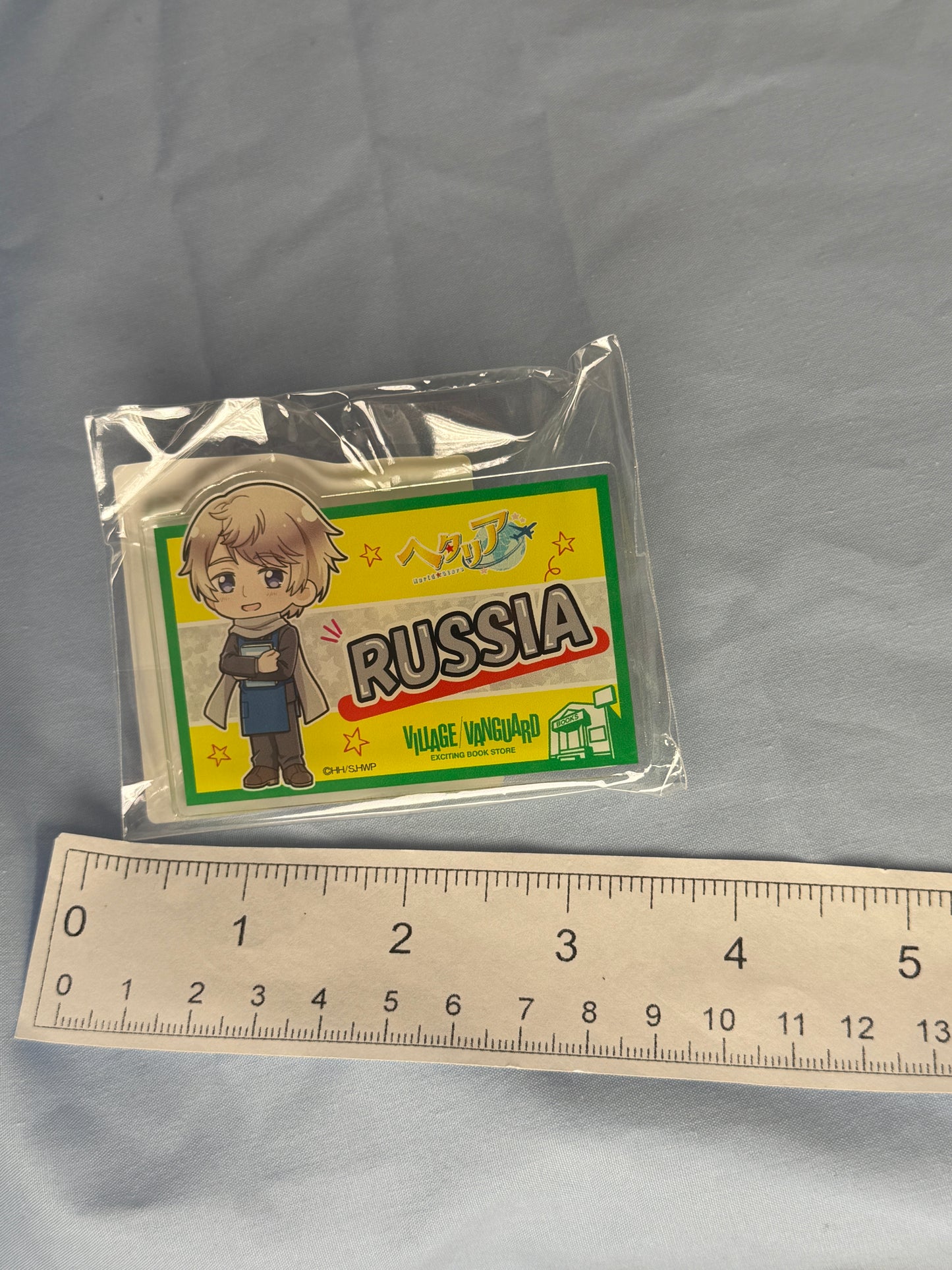 Russia Acrylic Clip Hetalia World Stars x Village Vanguard Collaboration