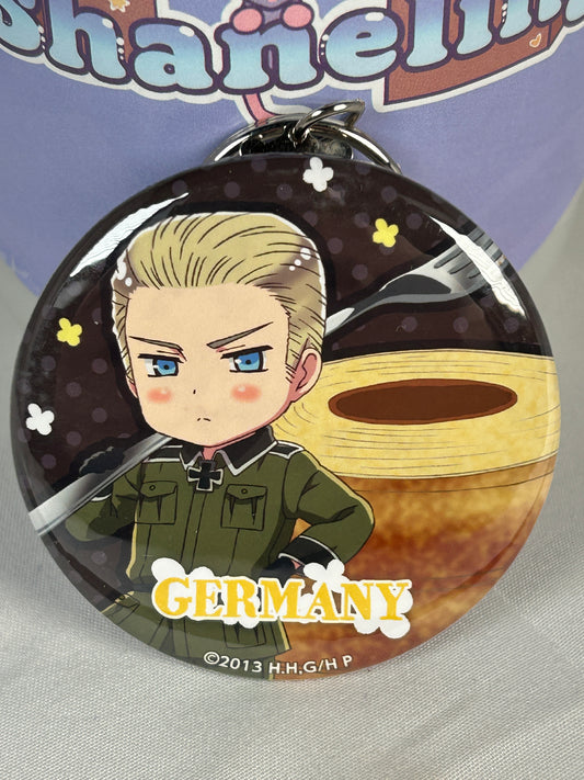 Germany Chibi Jacket Ver. Button Badge Hetalia The Beautiful World 2013