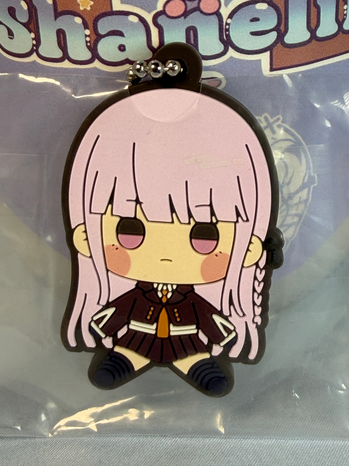 Kyoko Kirigiri Mochidoru Art Rubber Keychain Danganronpa Trigger Happy Havoc
