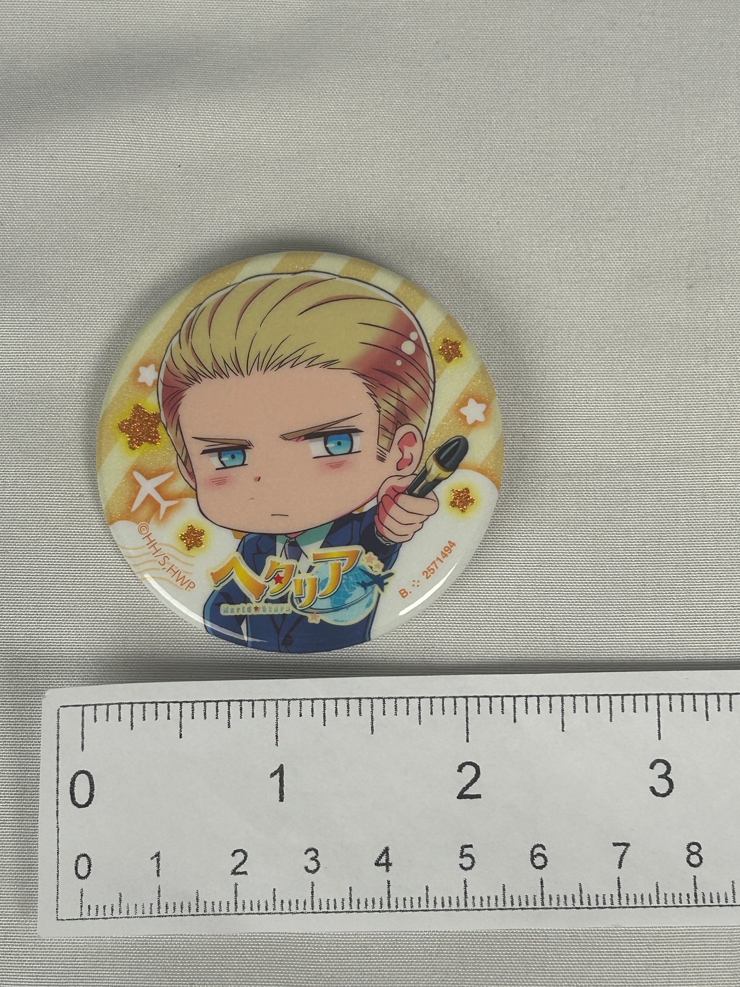 Germany Can Badge Pin Hetalia World Stars Capsule Collection