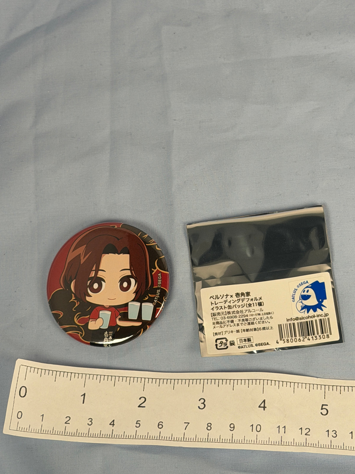 Nagisa Kamisiro Ramen Can Badge Persona 5 Phantom X Ichikakuya Collaboration