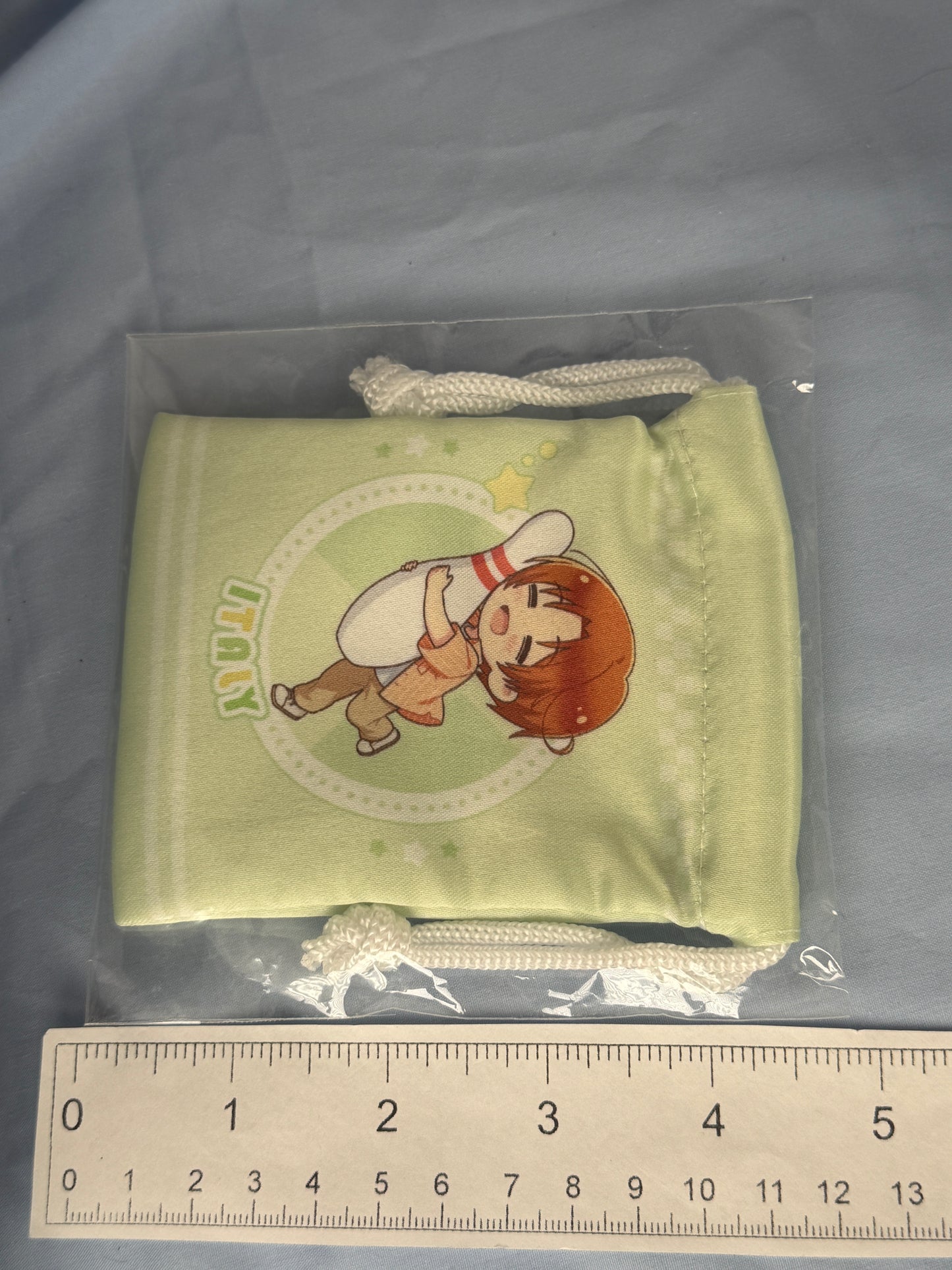 Italy Round 1 Mini Drawstring Bag Heatlia World Stars