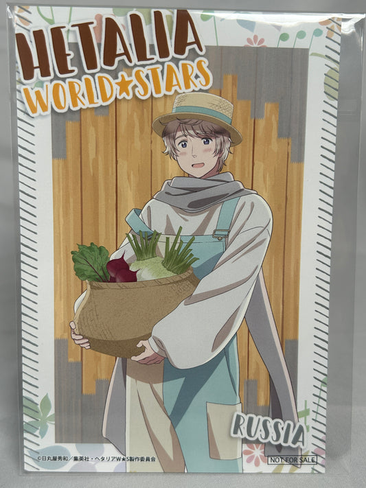 Russia Harvest Festival Bonus Artwork Card Hetalia World Stars Animate