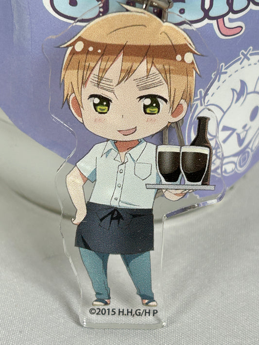 England Waiter Acrylic Keychain Animate Café Hetalia Axis Powers