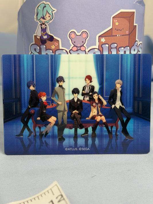 Persona 30th Anniversary Protagonists Couch Transparent Card