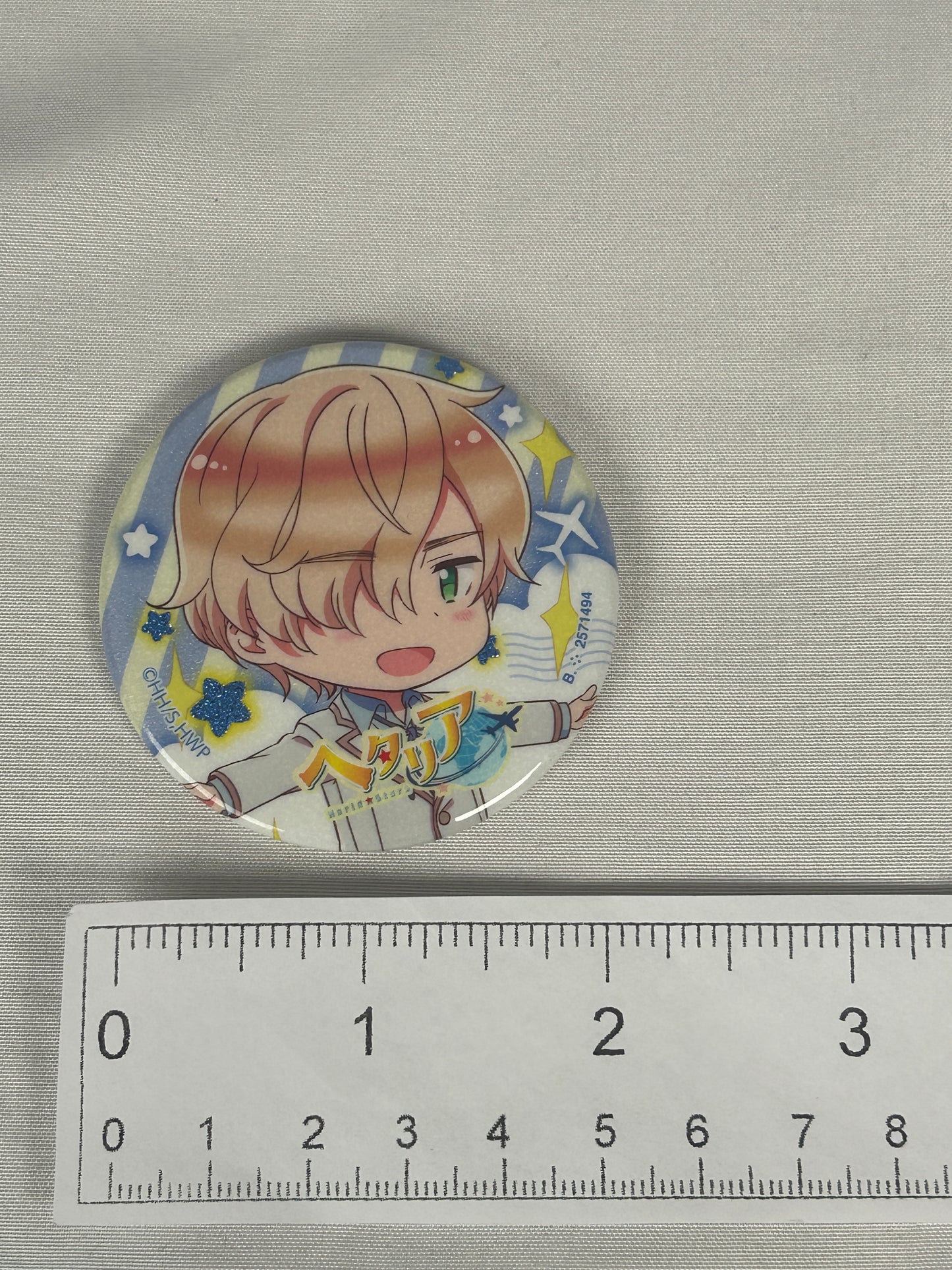 Luxembourg Can Badge Pin Hetalia World Stars Capsule Collection