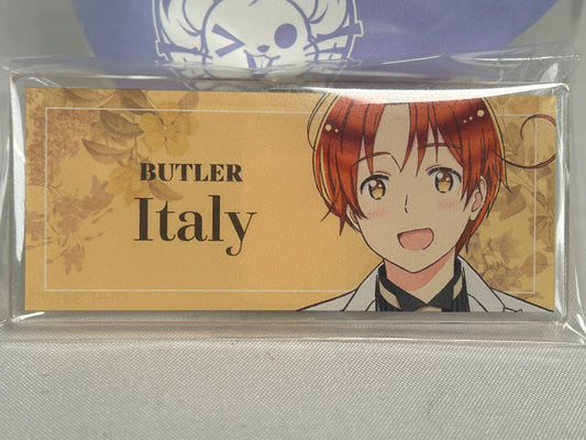 Italy Butler Acrylic Clip Pin Hetalia World Stars arma bianca
