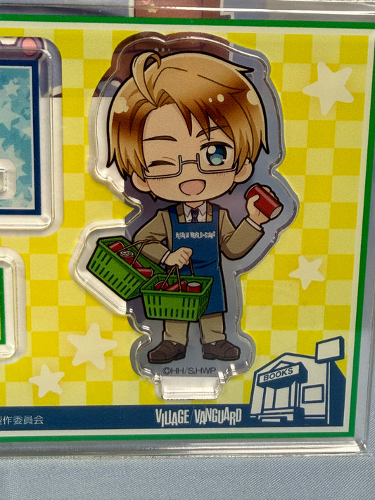 America Acrylic Stand Hetalia World Stars x Village Vanguard Collaboration