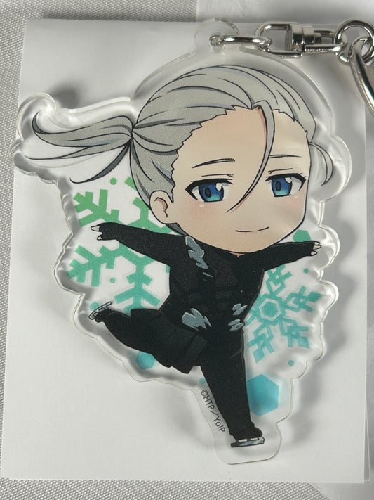 Victor Nikiforov Acrylic Keychain Yuri on Ice El Cute Exrare