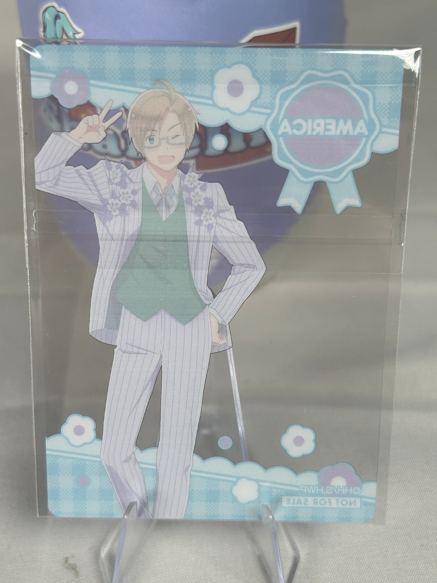 America Flower Parade Ver. Transparent Card Hetalia World Stars Medicos