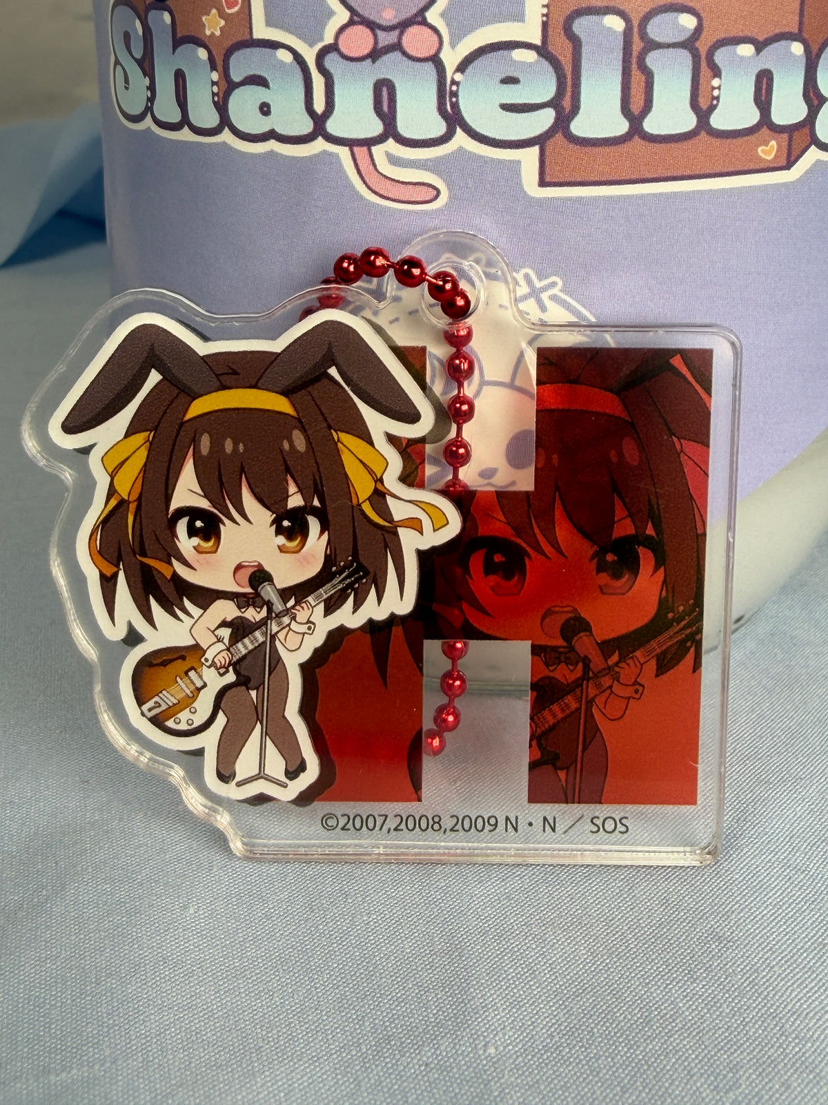 Bunny Haruhi Suzumiya Acrylic Keychain Haruhi Suzumiya 20th Anniversary LEC