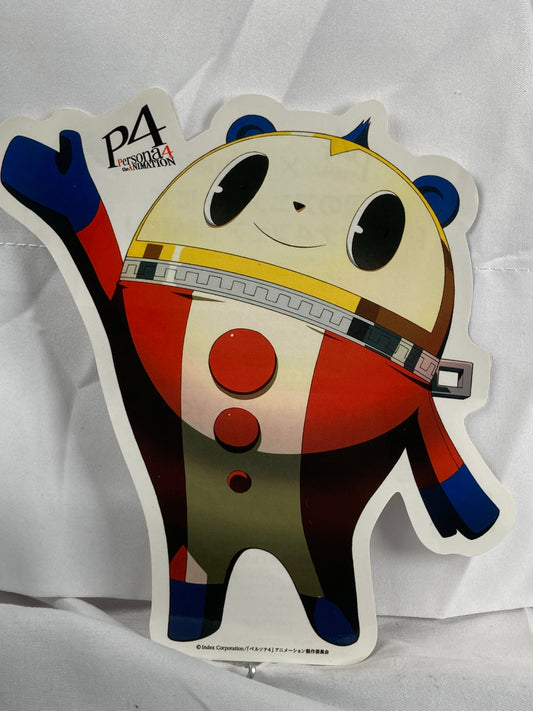 Teddie Large Sticker Persona 4 the Animation x Animate
