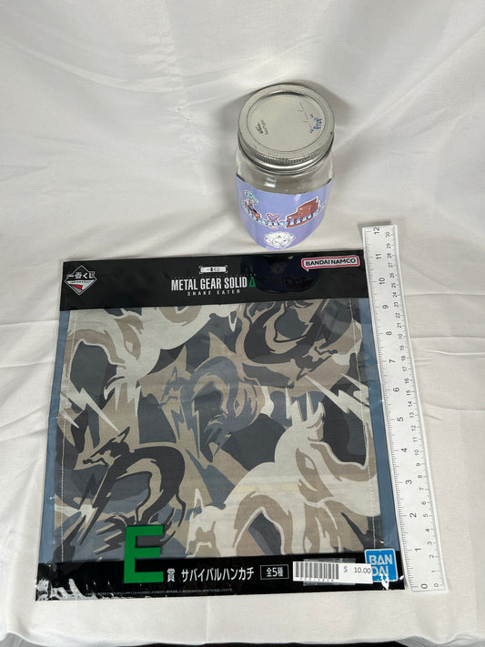 Metal Gear Solid Delta FOX Camoflauge Hand Towel Ichiban Kuji Prize E