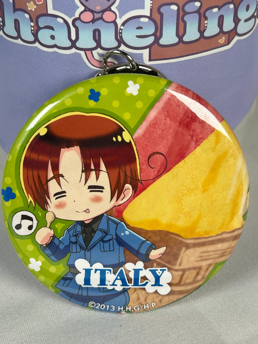 Italy Button Badge Hetalia The Beautiful World 2013