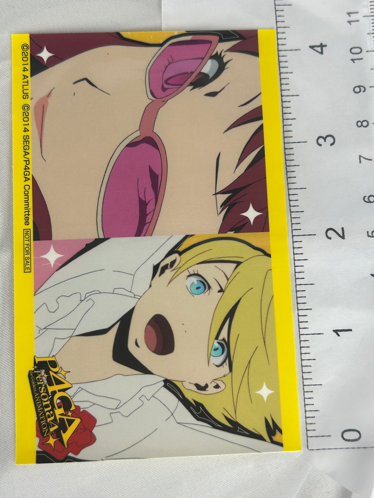 Rise Kujikawa Teddie Promotional Card Persona 4 The Golden Animation