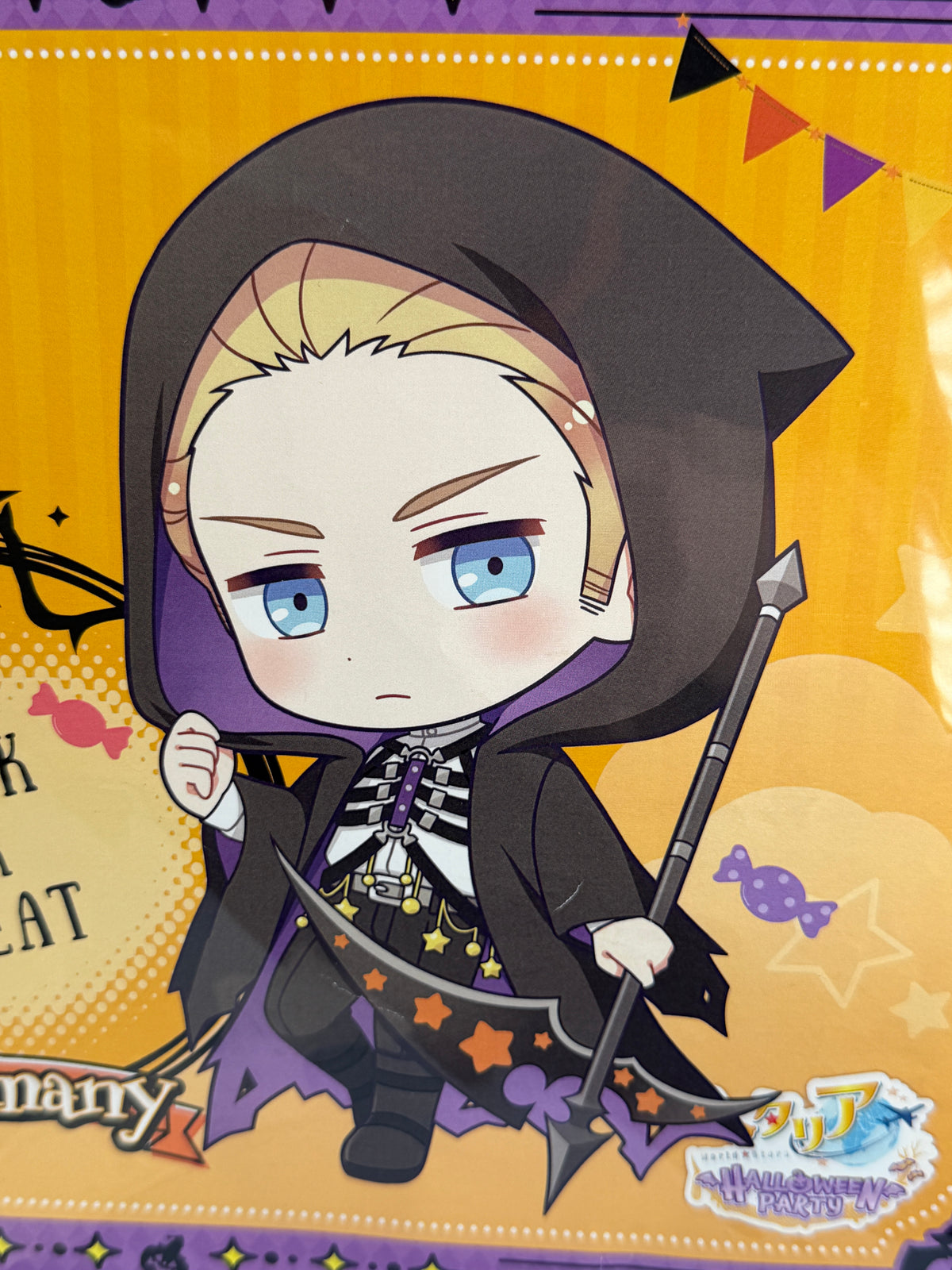 Germany Halloween Party Artwork Display Paper Placemat Hetalia World Stars