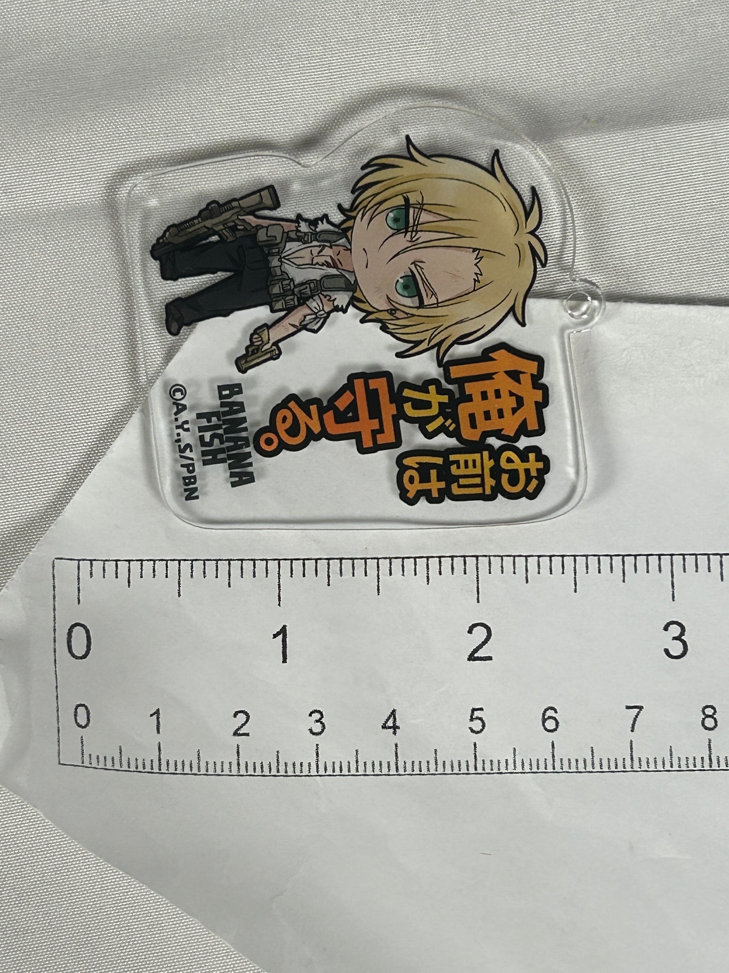 Ash Lynx Acrylic Keychain Banana Fish Art Exhibition 2019