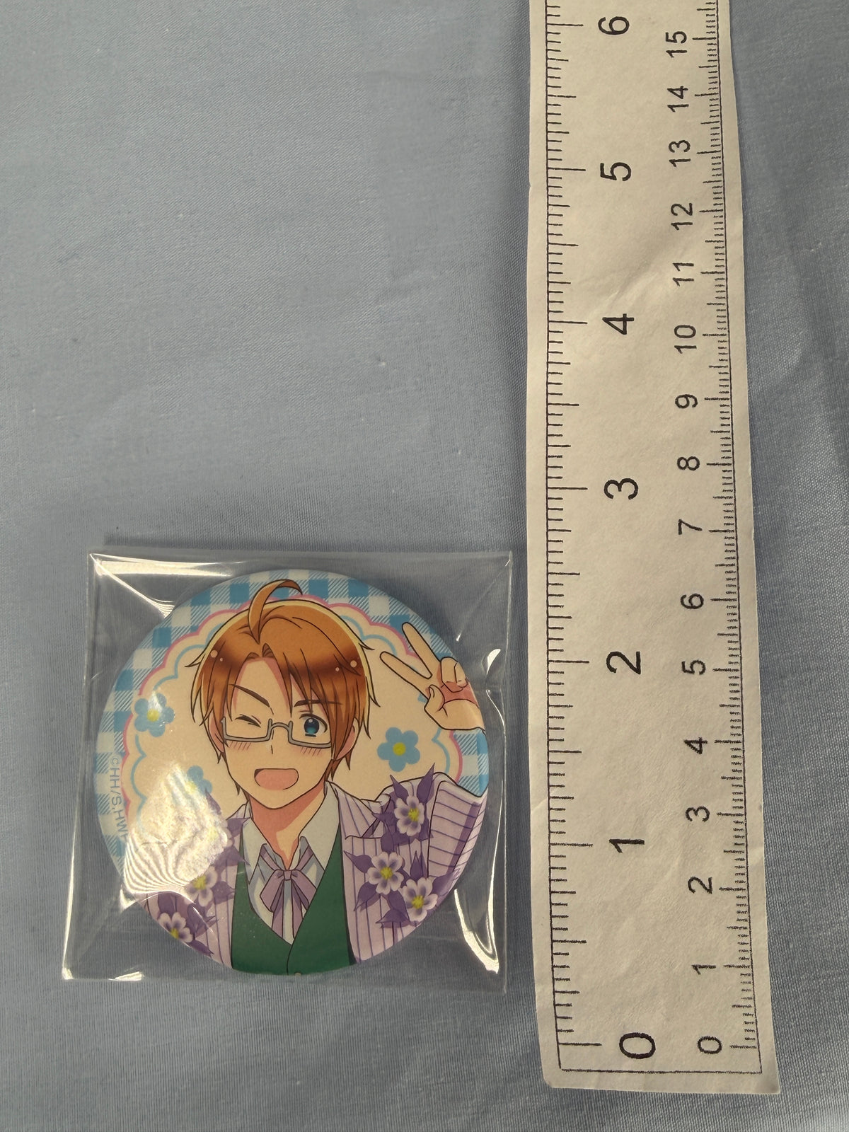 America Flower Parade Can Badge Pin Hetalia World Stars