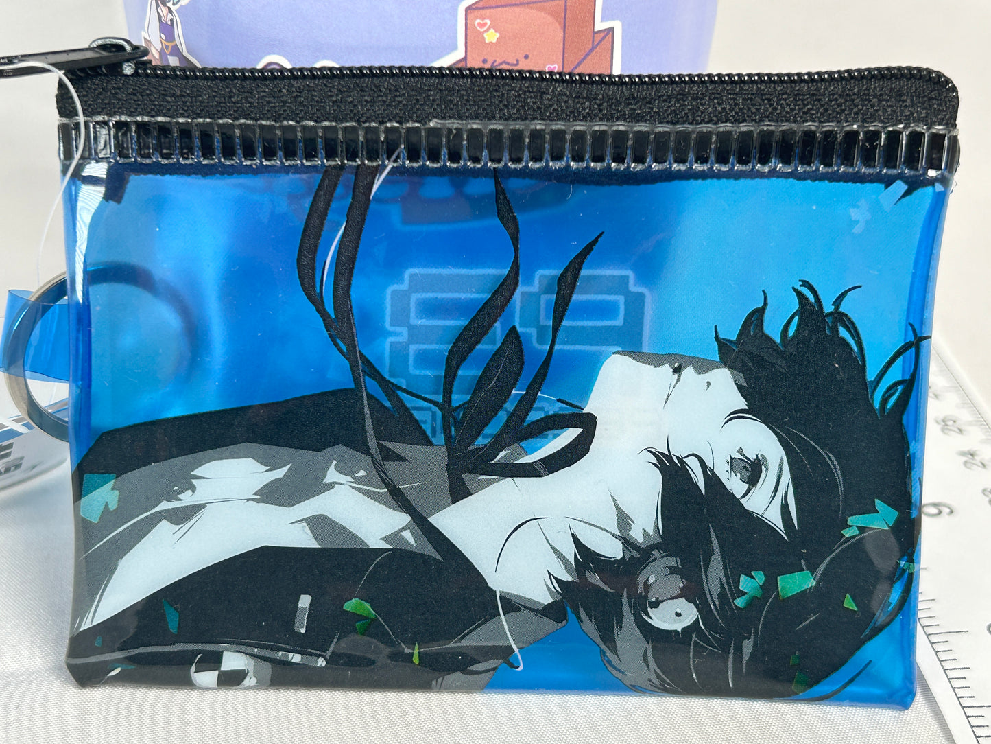 Makoto Yuki Art Plastic Pouch Blue Persona 3 Reload