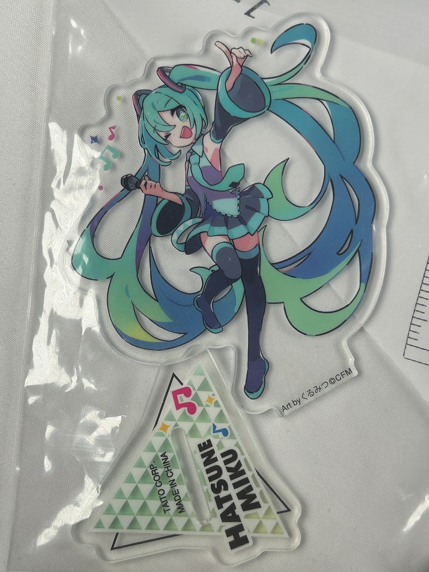 Hastune Miku Acrylic Stand Vocaloid Ichiban Kuji Prize D Taito