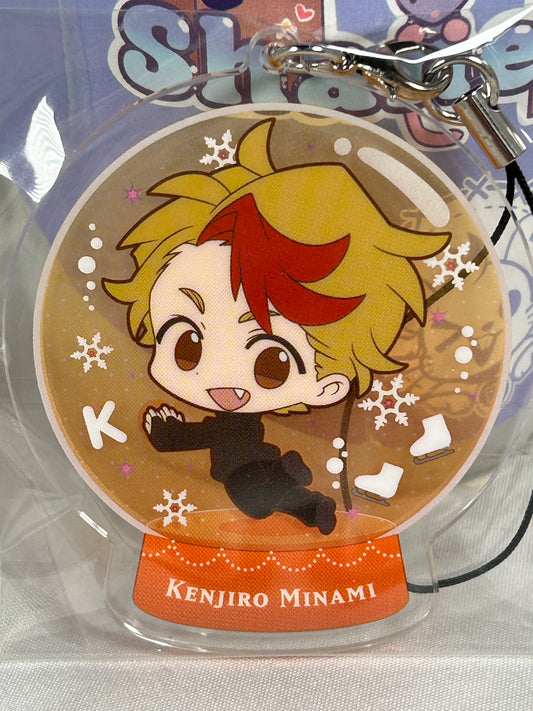 Kenjiro Minami Snowglobe Acrylic Keychain Yuri on Ice Chararium