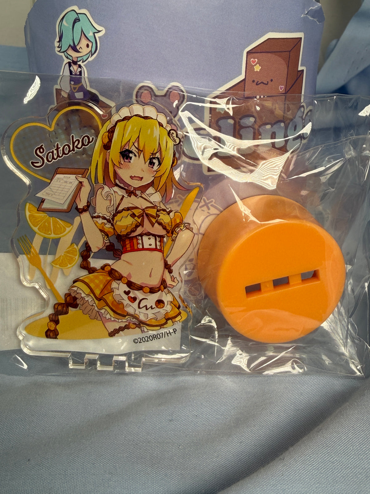 Satoko Hojo Bottle Lid Acrylic Higurashi When They Cry Moe Café Lottery Prize D