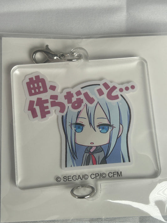 Yoisaki Kanade Portrait Acrylic Keychain MORE MORE JUMP! Vivid BAD SQUAD