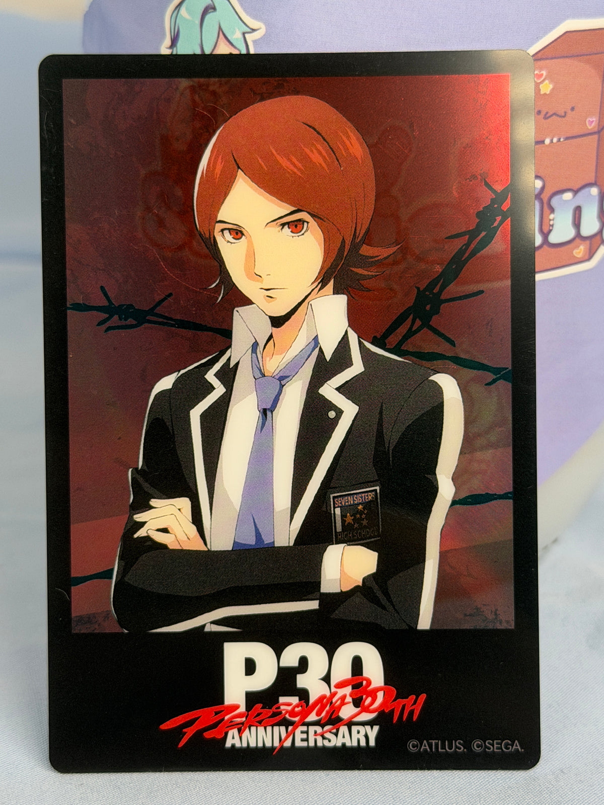Tatsuya Suou Holo Transparent Card Persona 2 Innocent Sin 30th Anniversary