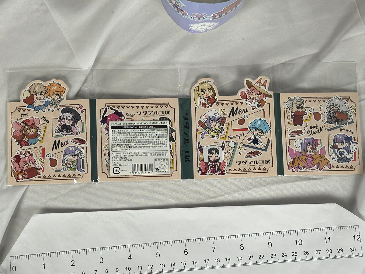 Fate Extra Stickynote Memo Pads Wada Arco Exhibiton