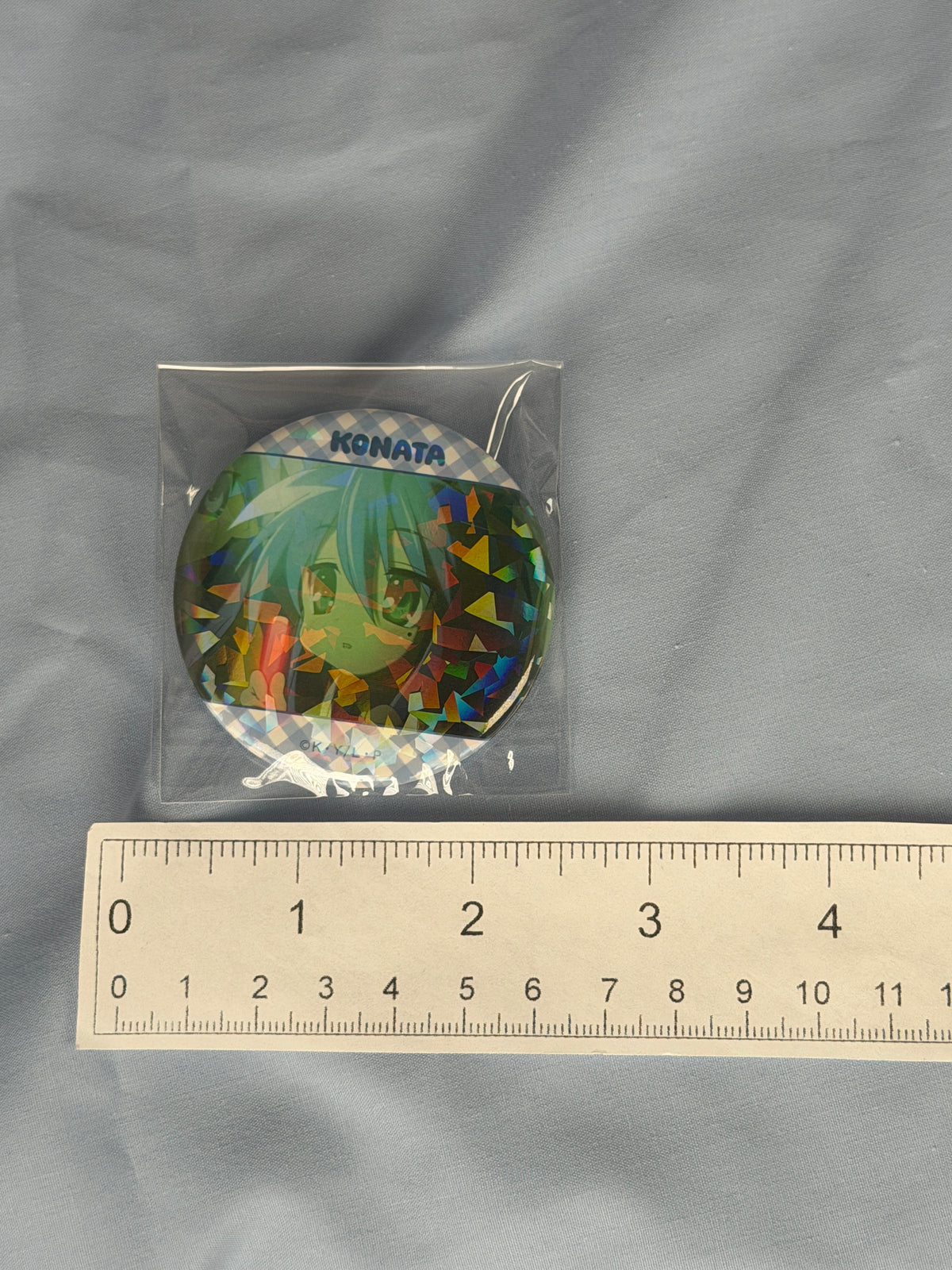 Konata Izumi Concert Hologram Badge Pin Lucky Star Anime Scene