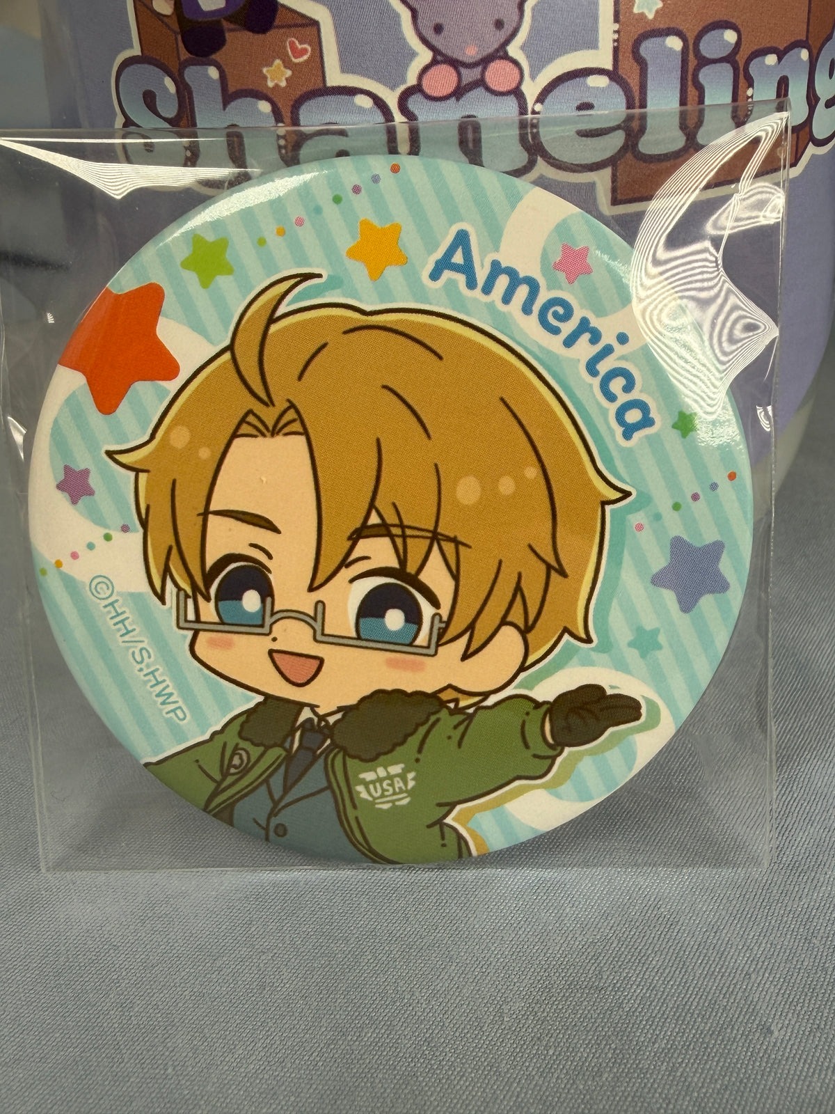 America Can Badge Pin Hetalia World Stars Seria