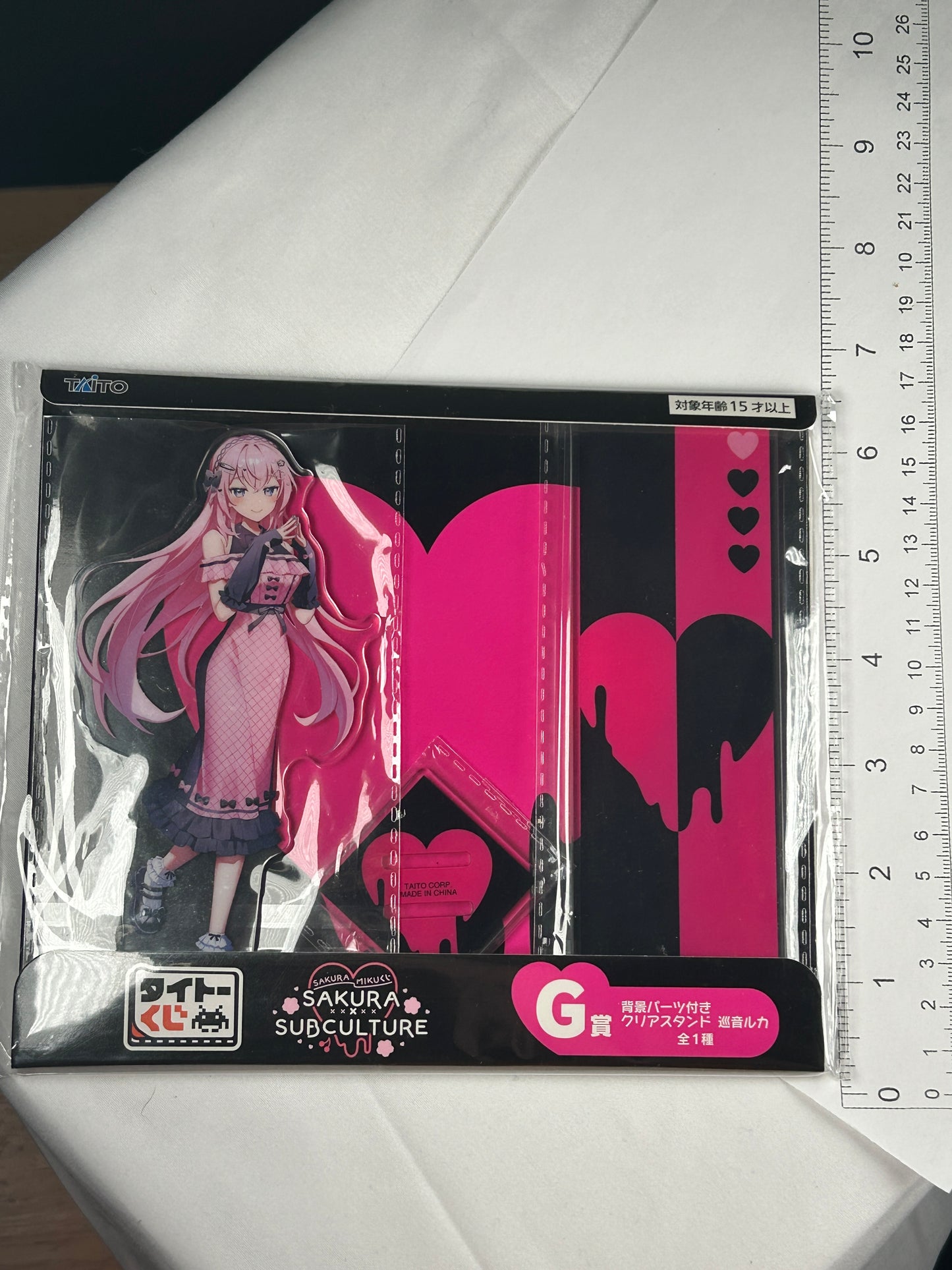 Megurine Luka Acrylic Stand Cherry Blossom Sakura Subculture Prize I