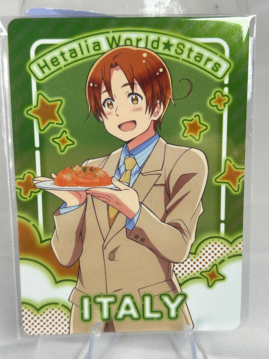 Italy Pasta Neon Collection Card Hetalia World Stars