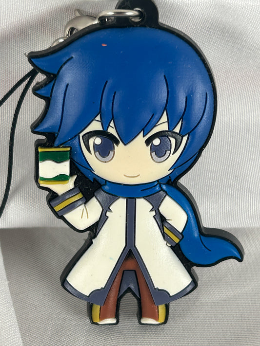 Kaito Chibi Rubber Keychain Vocaloid