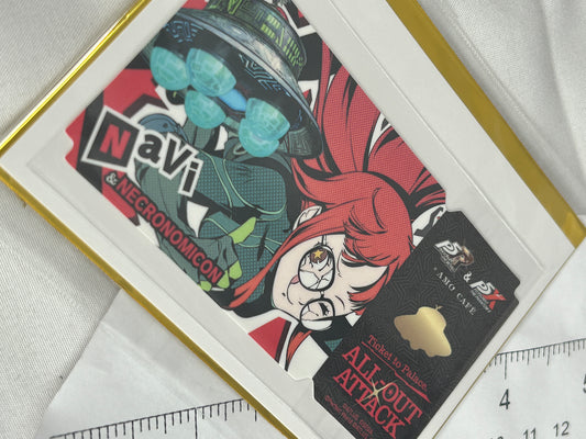 Oracle Futaba Sakura All Out Attack Ticket Persona 5 Royal Amo Café