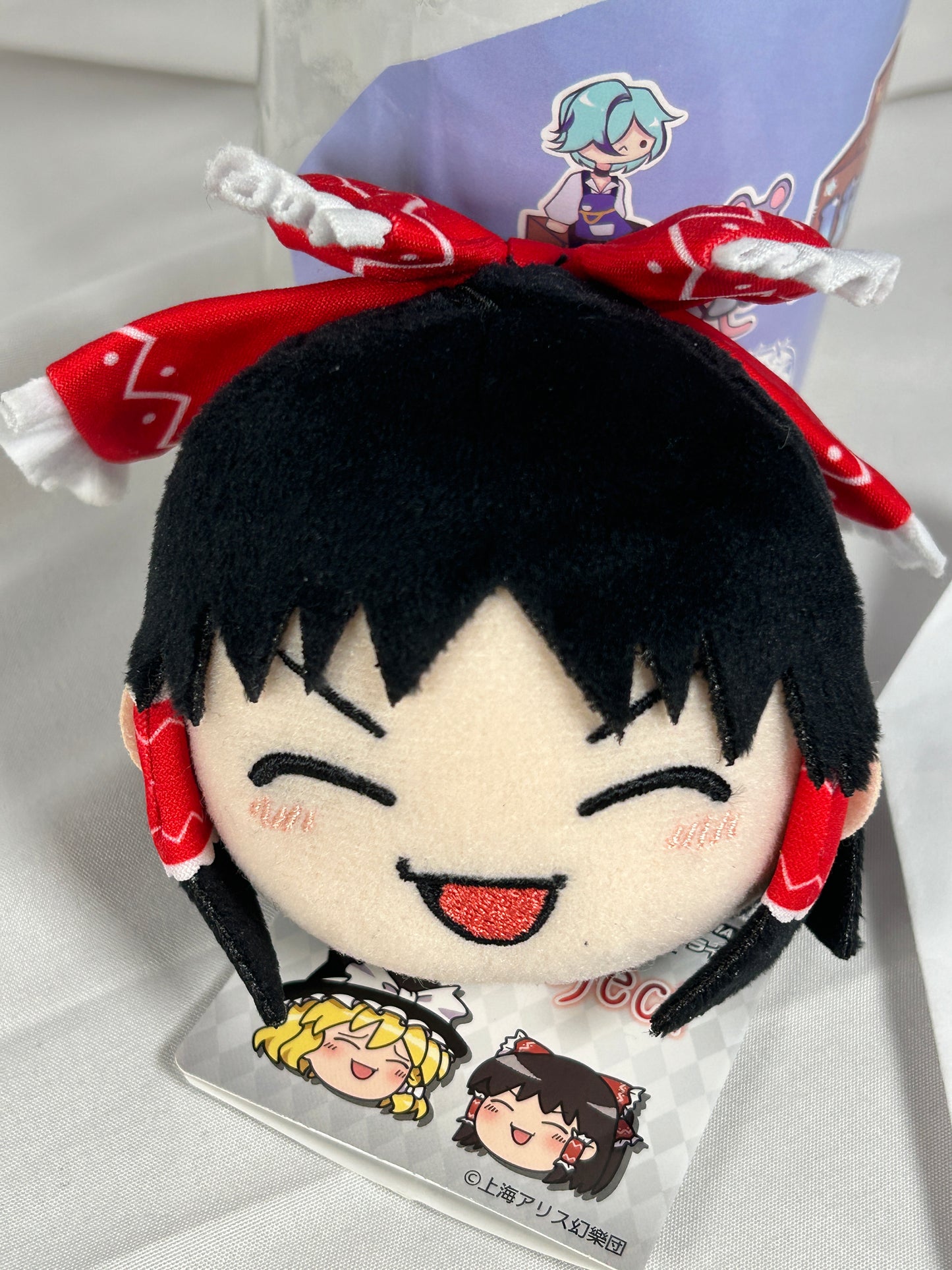 Reimu Hakurei Smiling Take it Easy! Plush Touhou Project Taito