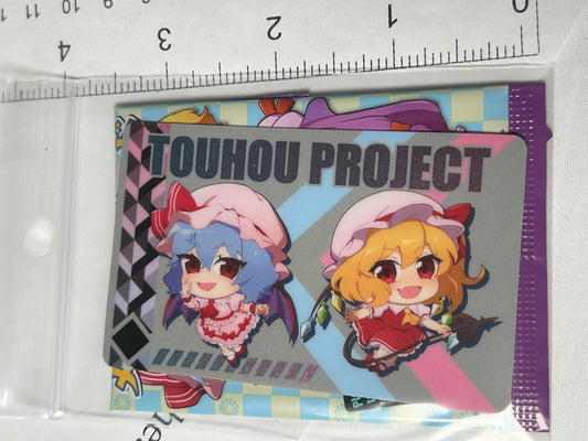 Chibi Flandre Remilia Scarlet Illustration Card NIC Touhou Project