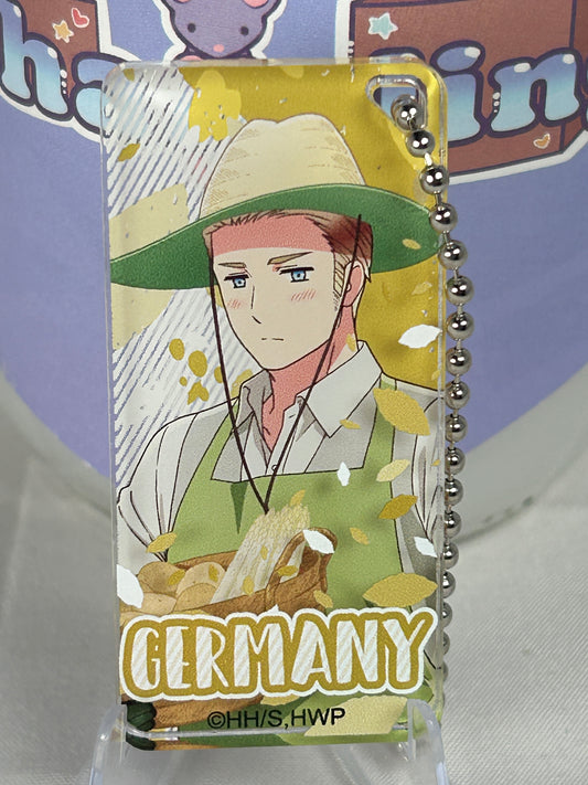 Germany Harvest Festival Acrylic Block Keychain Hetalia World Stars