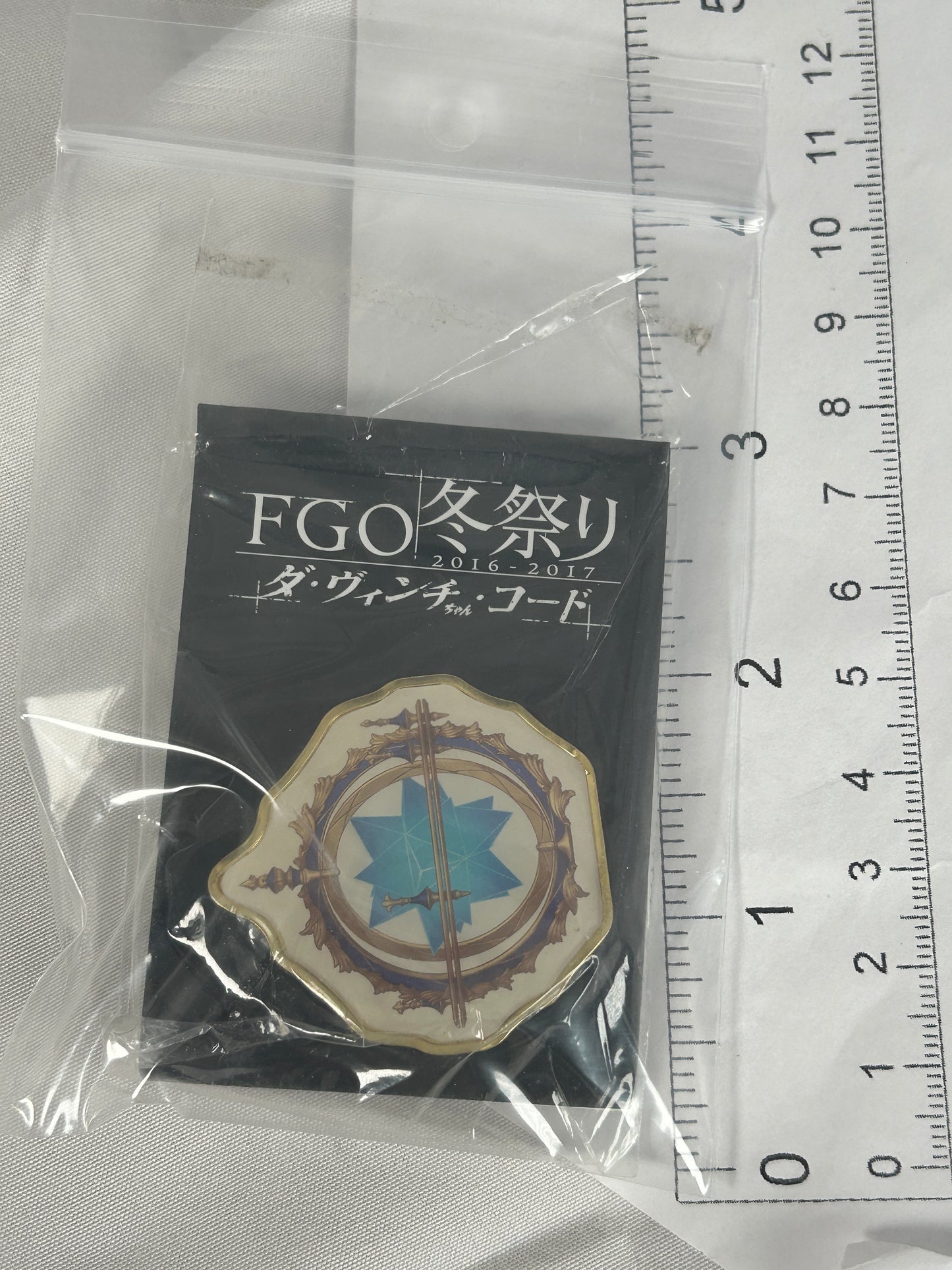 Da Vinci Code Winter Festival Pin Badge Fate Grand Order